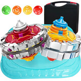 奥迪双钻（AULDEY）战斗王飓风战魂5陀螺玩具儿童对战陀螺套装 合体加速浴火雷锤+裂天魔剑