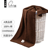 浅野（air kaol）大浴巾男士纯棉女生速干【日本进口】加厚不掉毛高端五星级酒店款 纯棉 栗棕60*120cm1条