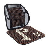 笨斯基 菩提子坐垫 木珠汽车座垫 办公车用夏季凉垫 通用型 抖音款【坐垫+腰靠】