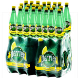 巴黎水巴黎水500ml整箱24瓶Perrier法国原装进口气泡水 柠檬味 今年10月到期