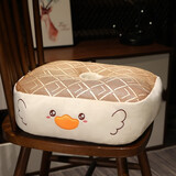 艺绒加厚坐垫夏季椅垫学车加高座垫四季通用办公室电脑椅屁垫软练车 大鹅款 40*40*13cm