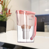 海尔（Haier） 净水器净水壶滤水壶 家用净水器过滤器HS-02/06滤水器 玫瑰粉