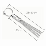 汽车防静电消除器接地条排气管悬挂式车用去静电带车载拖地放电链 静电带【金属四链条】