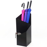 时尚简约雨伞架家用办公用雨伞桶新颖雨伞陈列架收纳架 黑色 25*20*60