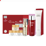 菲芭菲菲芭菲化妆品护肤品FBF嫩肤透红套装洗面奶霜补水白乳液菲吧菲 六件套