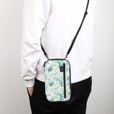 GOX旅行出差证件包 便携式挂脖子随身包收纳包 多功能大容量护照夹  雨林