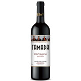 坦慕达酒司令红葡萄酒750ml*1支 格鲁吉亚原瓶进口红酒 皮罗斯曼尼半甜 单瓶