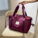 途客（Trcks）可套拉杆箱的旅行包大容量轻便学生手提行李包登机包可折叠收纳袋