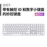 升派（ESPL） 苹果 妙控 键盘键盘膜iMac带有触控ID保护膜mac数字小键盘贴膜 蓝牙键盘膜 G6无线magic keyboard 带有触控和数字小键盘的妙控键盘【A2520】497