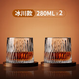 曼薇威士忌酒杯旋转解压杯玻璃洋酒杯一套白兰地酒杯