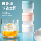 浩迪（HD）（3个装）冰球模具 冰块模具制冰盒球形冰模威士忌冰球制冰器冰格 白冰色+冰蓝色+冰粉色【三件套】 【硅胶易脱模】大号冰球