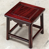 攀森红木家具印尼黑酸枝 (学名:阔叶黄檀）小方凳实木凳子家用中式小板凳矮凳穿鞋凳