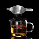 品一恒玻璃公道杯加厚耐高温茶具配件茶海家用功夫茶具分茶器办公玻璃大 200B小+小鸭网