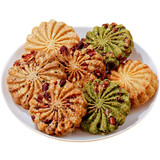 健元堂 多口味红豆薏米粗粮饱腹代餐饼干450G无蔗糖健身老人休闲零食品 魔芋燕麦饼