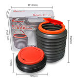 点越车载垃圾桶汽车用多功能可折叠车用伸缩收缩置物收纳桶箱用品 4L