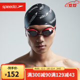 Speedo/速比涛 Speedo 飞鱼系列 日本进口精工高清泳镜 812272D666 红色/黑色