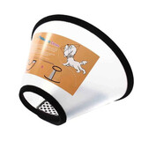 宠星记 伊丽莎白圈 宠物耻辱圈 狗脖圈 猫头套 绝育防舔防抓项圈 特大号适合颈围45-50cm