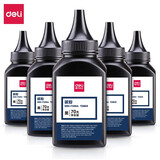 得力（deli）388a打印机硒鼓碳粉盒大容量适用惠普m1136 m126a m126nw p1106 p1008等 增黑墨粉6支装 可加粉硒鼓专用