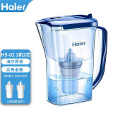 海尔（Haier） 净水器净水壶滤水壶家用自来水净水器过滤器HS-02\/06滤水器 海尔滤水壶（HS-02）1机2芯