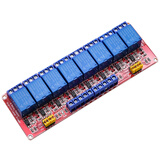 丢石头 带光耦继电器模块 8路继电器 24V工作电压 耐流10A 触发电平高低可调 