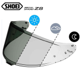 SHOEI日本进口原装镜片防雾贴Z8/X15 Z7/X14 GT-AIR2头盔风镜黑茶电镀 Z8/X15 变色镜片