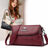 北狐 品牌真皮女包包2025新款女士牛皮妈妈包单肩斜挎包韩版百搭大容