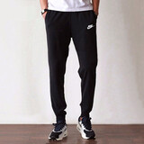 耐克（NIKE）男裤春针织透气运动裤跑步训练休闲裤修身收口小脚长裤BV2763-010 BV2763-010/夏季薄款/修身小脚裤 M