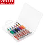 VESSEL威威TD-56精密螺丝刀十字一字螺丝批手机相机钟表维修工具套 6支