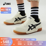 亚瑟士ASICS男鞋女鞋运动休闲鞋复古百搭板鞋 COURT MZ 米白色/黑色 39