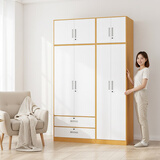 金经金属钢制衣柜主卧室家用出租房铁艺落地柜环保铁皮儿童衣橱长1.5米