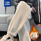 唐狮（TonLion）2026春秋新款女束脚卫裤显瘦休闲侧拼休闲运动裤
