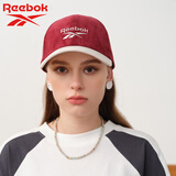 锐步复古撞色字母刺绣鸭舌帽男女同款立体裁剪帽围可调节显脸小