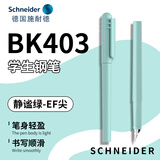 施耐德（Schneider）钢笔学生成人练字笔男女三四年级办公专用签字墨水笔EF尖 BK403-静谧绿
