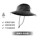 迪卡侬渔夫帽登山防晒夏季户外徒步遮阳帽防紫外线男女经典灰M-2648470