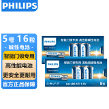 飞利浦（PHILIPS）智能门锁电池5号16粒适用飞利浦小米鹿客凯迪仕TCL德施曼华为等电子门锁指纹锁密码锁高性能电池