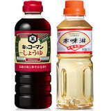 万字日本原装进口万字浓口酱油500ml+味淋300ml（国产）寿喜锅牛肉饭