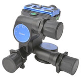 百诺（Benro）GD3WH三维齿轮云台微单反相机三脚架专业微距全景俯仰竖拍精准微调构图建筑空间风景摄影三向云台 GD3WHCN【承重6KG 三位水平仪 精准微调】