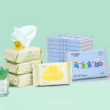 幼蓓（Ubee）贝特倍护婴儿手口湿巾+纸巾套装（25抽*4包+40抽*10）出行套装 湿巾+面巾 25抽 1包 +40抽*10