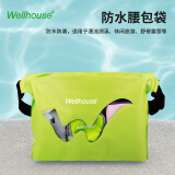 WELLHOUSE 防水腰包 户外登山沙滩野营漂流便携收纳果绿色