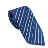 领带男 正装新品新郎结婚纯色英伦韩版时尚上班职业商务休闲宽8CM礼盒装 男士领带 Y号-蓝拼紫色