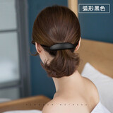 卓可可后脑勺发夹一字夹半扎发弹簧夹简约磨砂高级感发卡马尾夹顶夹夹子