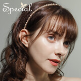 special优雅甜美发箍不易滑落弹力式发箍细发箍头箍发卡 高弹力发箍粉紫色