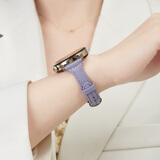 momodiz适用华为手表gt5表带gt4女款小蛮腰纤细watch5女款创意百搭文静淑女气质女士手表表带ins风非原装 熏衣紫 女款22mm【联系客服选择合适表带】