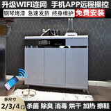 智凡一生烘干抽湿加热除臭杀菌消毒擦鞋机智能鞋柜白色烤漆客厅现代轻奢风 3门白色钢琴烤漆不带擦鞋机