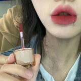 HER ORANGE好奶~小胖丁唇泥轻薄奶霜烟灰粉温柔显白学生素颜纯欲裸色系口红 05红豆色