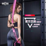 INNSTARtrx悬挂式训练带阻力拉伸带拉力绳健身器材力量训练胸腹肌拉力带 活力粉（标准版）