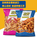 MIAOW MIAOW妙妙 鱿鱼卷+虾条 60g*2 组合包 休闲零食 膨化食品