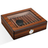 茄龙（CIGARLOONG） 雪松木雪茄盒古巴雪茄保湿烟盒便捷式雪茄保湿盒CL-1001 浅木纹小款