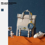 Mr.ace Homme（mracehomme）星球系列双肩包女学生休闲百搭大容量背包书包男潮 星球蓝