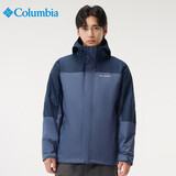 Columbia哥伦比亚三合一男25秋冬抓绒内胆防寒保暖夹克外套WE3321 478 XL